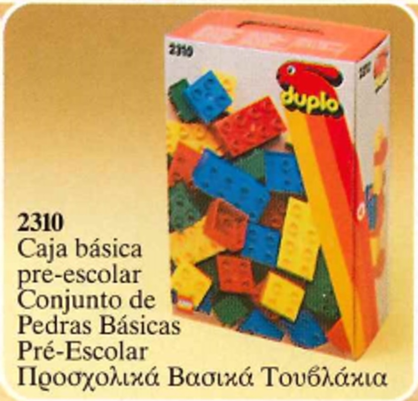 Supplementary Bricks LEGO Basic Set set (#2310-1, 1987)
