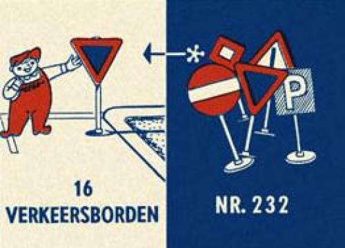 16 Road Signs LEGO set (#232-2, 1958)