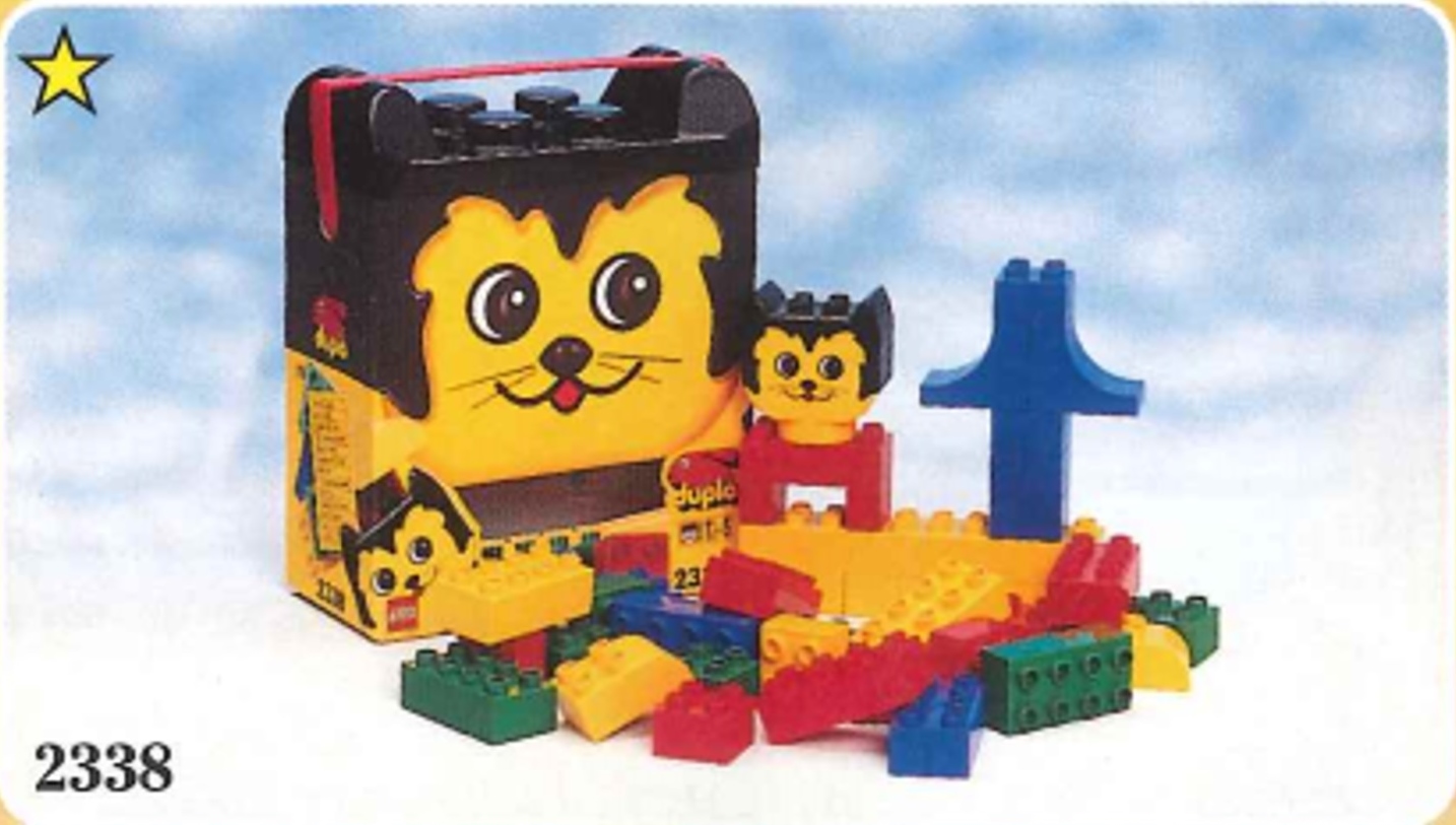 Kitty Cat's Building Set LEGO Basic Set set (#2338-1, 1995)