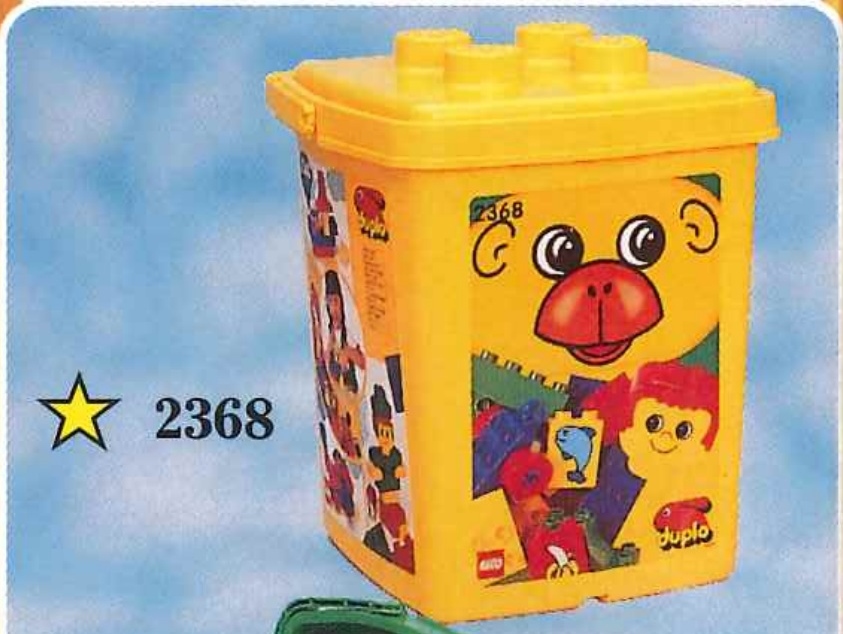 XL Basic Bucket LEGO Basic Set set (#2368-1, 1995)