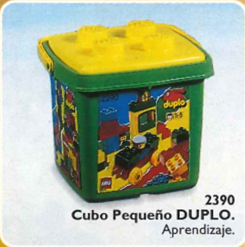 Maxi Building Bucket LEGO Basic Set set (#2390-1, 1994)