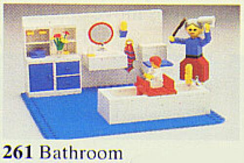 Bathroom LEGO set (#261-1, 1979)
