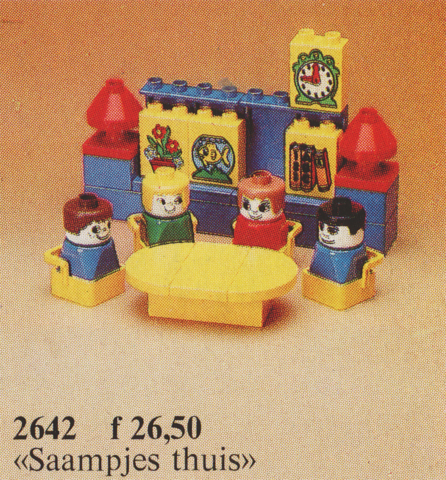Living Room LEGO Playhouse set (#2642-1, 1982)