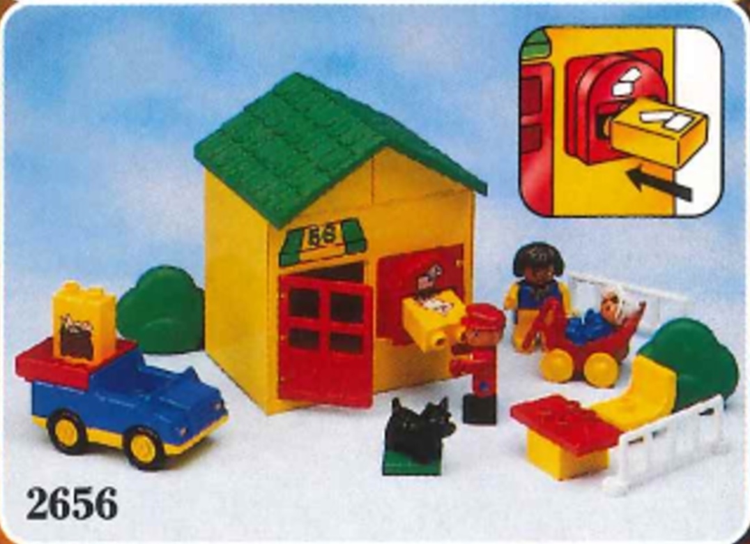 Village Post Office LEGO set (#2656-1, 1989)