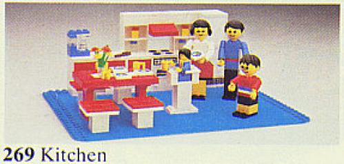 Kitchen LEGO set (#269-1, 1979)