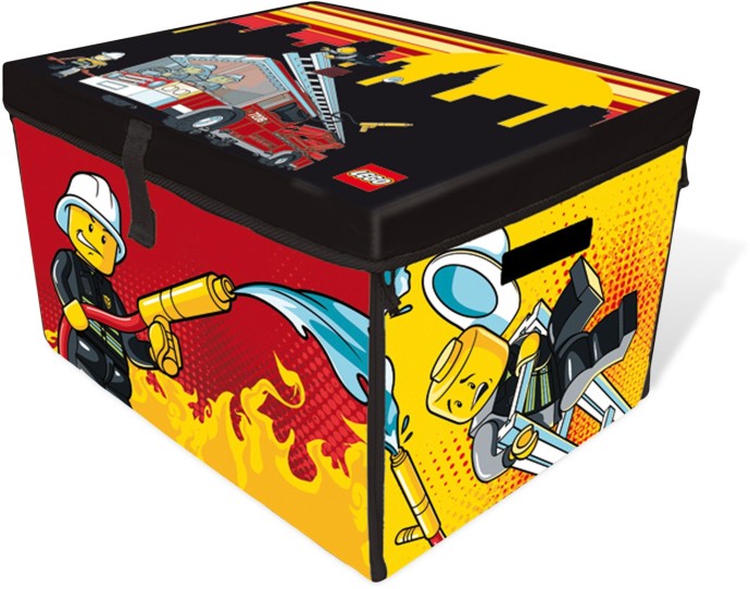 Firefighter ZipBin Storage Toy Box LEGO Storage set (#2856200-1, 2011)
