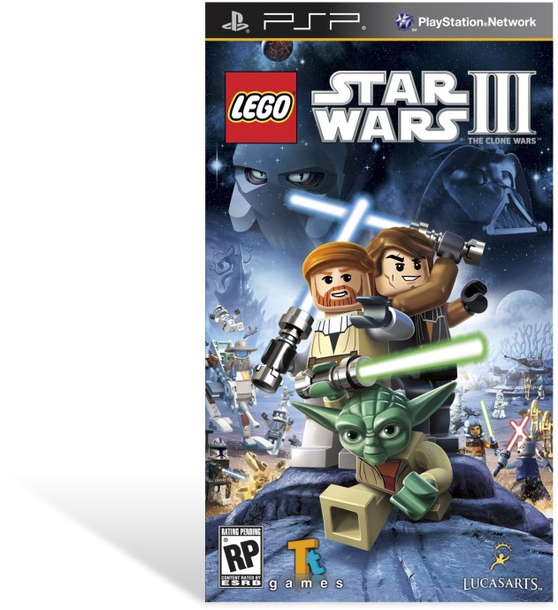 Star Wars III: The Clone Wars - PSP LEGO Video Games and Accessories set (#2856221-1, 2011)