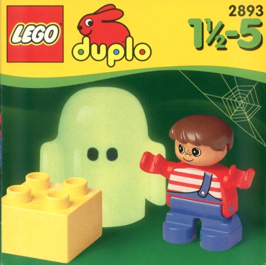 Boy With Ghost LEGO Basic Set set (#2893-1, 1998)