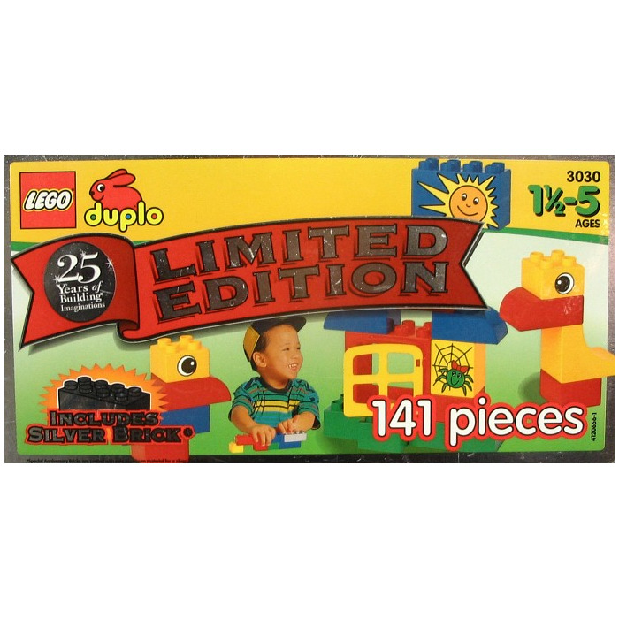 25th Anniversary Silver Tub LEGO Basic Set set (#3030-1, 1998)