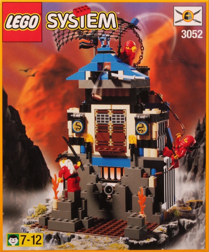 Ninja Fire Fortress LEGO set (#3052-1)