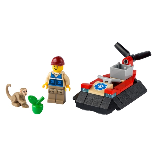 Wildlife Rescue Hovercraft LEGO City set (#30570-1, 2021)