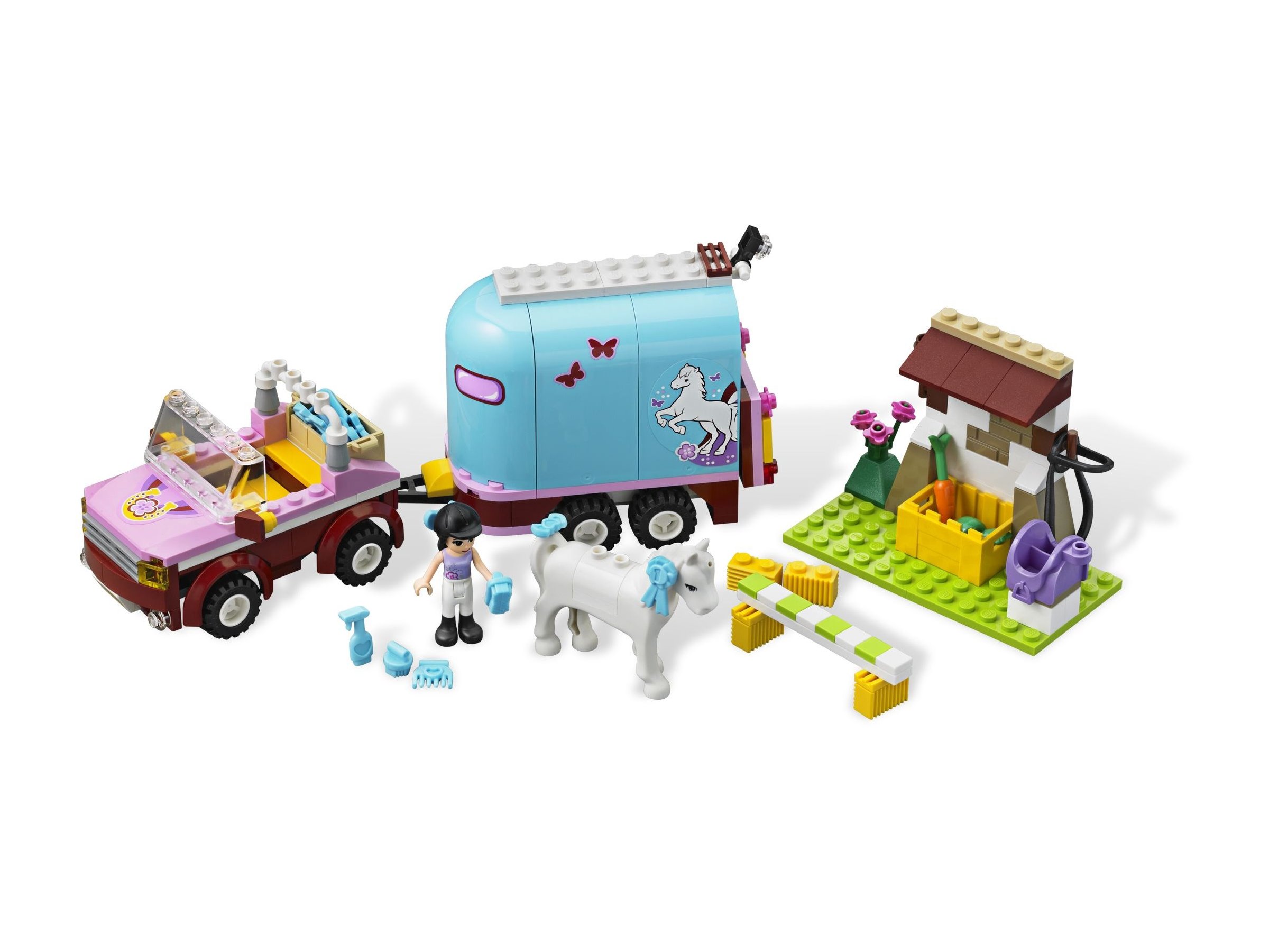Emma's Horse Trailer LEGO Friends set (#3186-1, 2012)