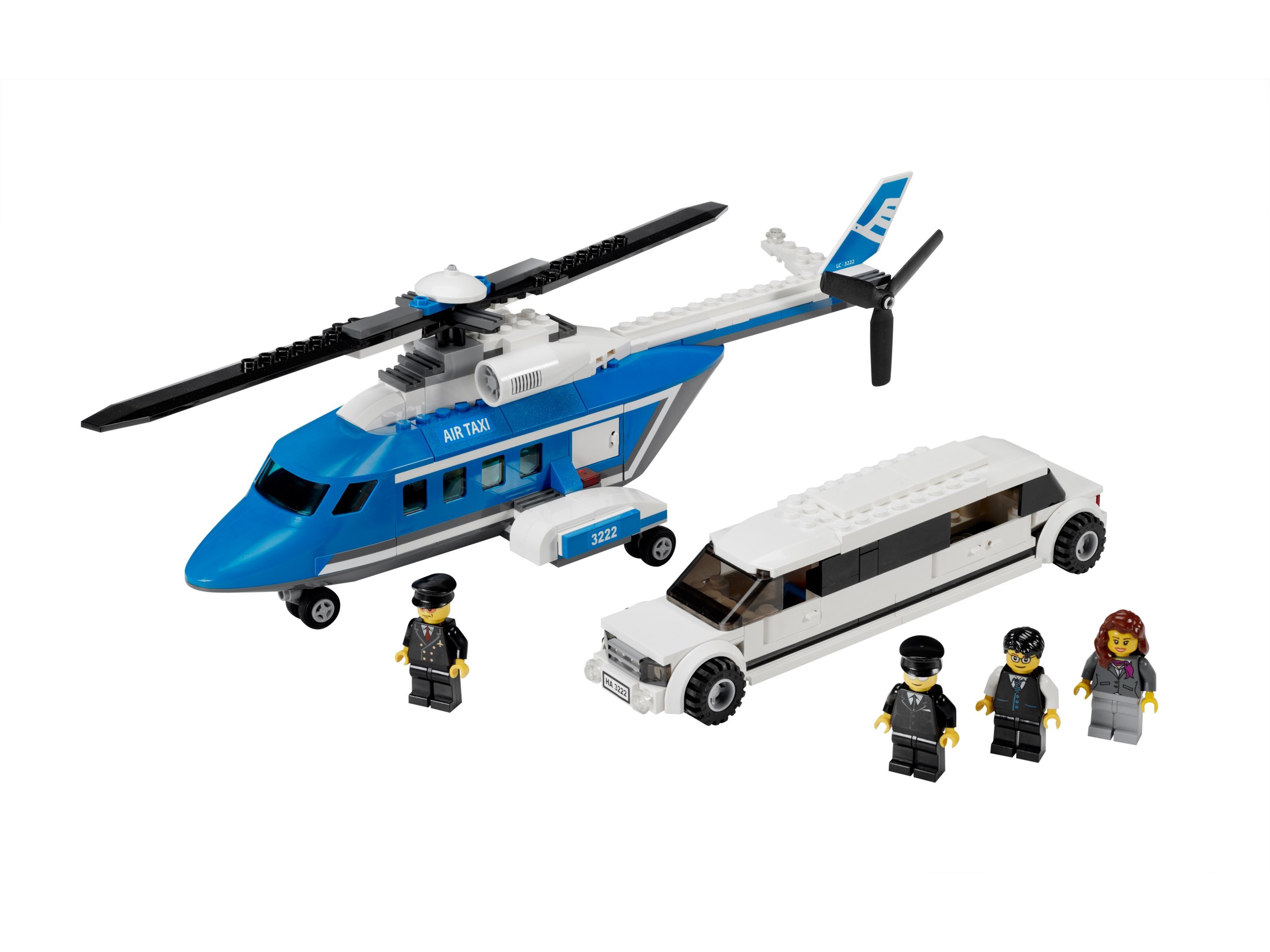 Helicopter and Limousine LEGO set (#3222-1)