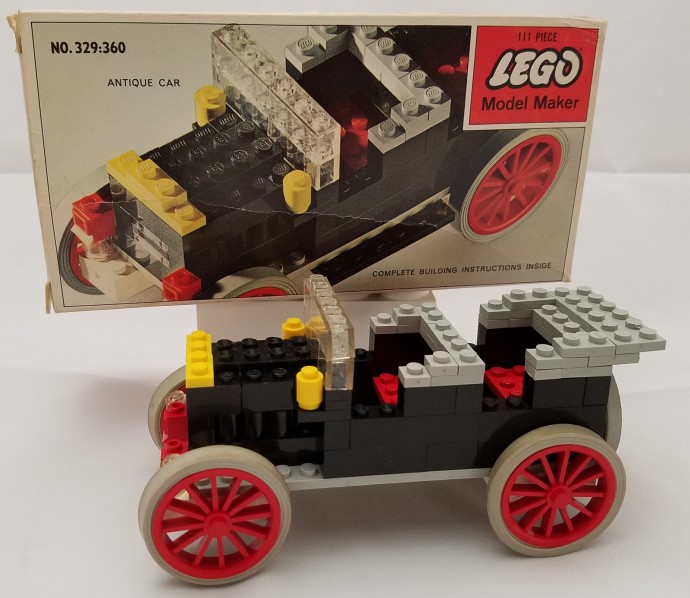 Antique Car LEGO set (#329-3, 1968)