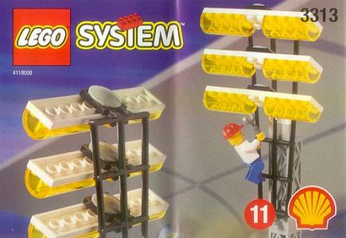 Light Poles LEGO Soccer set (#3313-1, 1998)