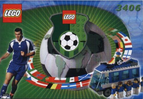 Americas Bus LEGO Soccer set (#3406-1, 2000)