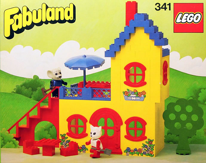 Cathy Cat's & Morty Mouse's Cottage LEGO set (#341-2)