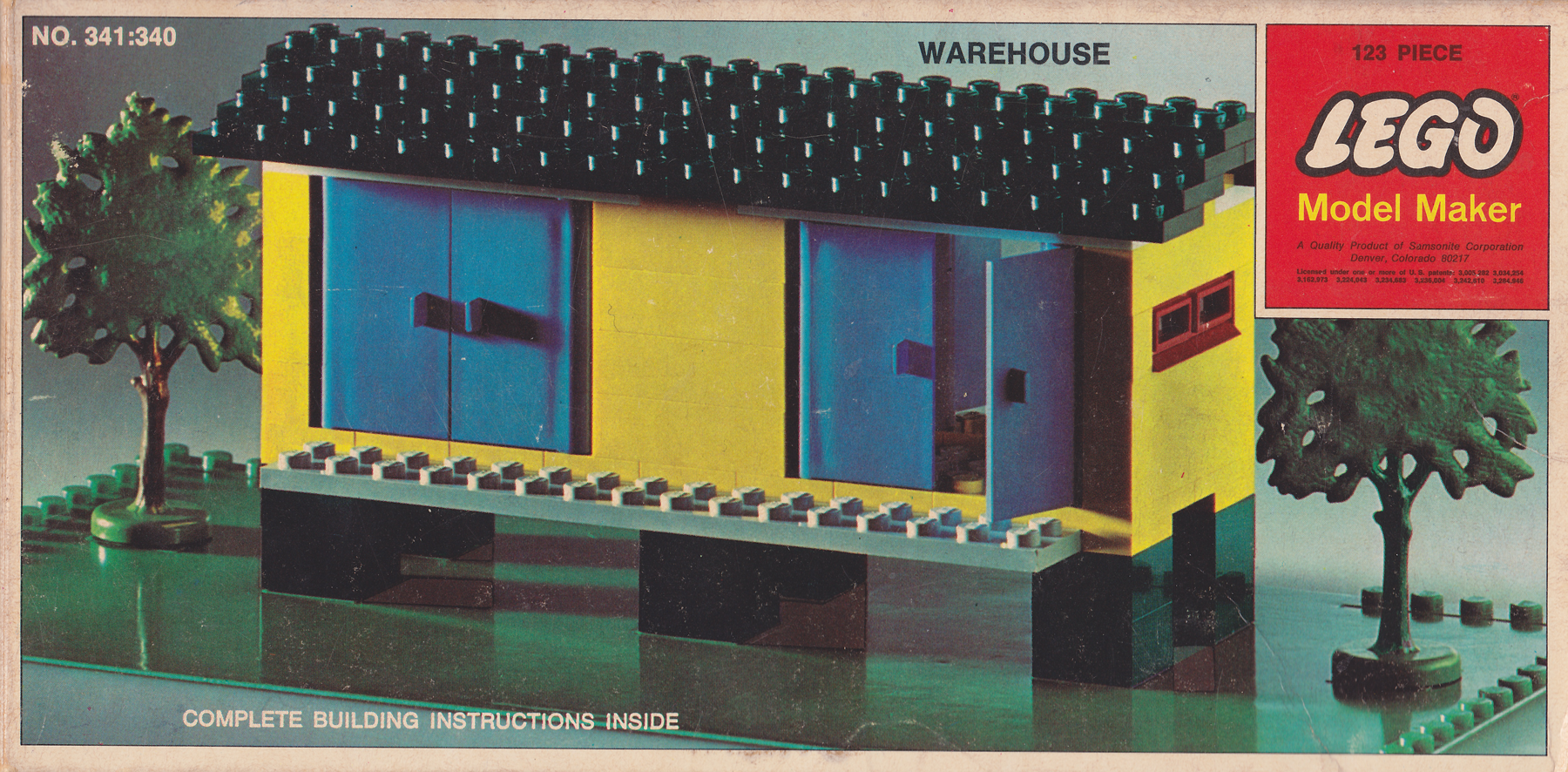 Warehouse LEGO set (#341-3, 1968)