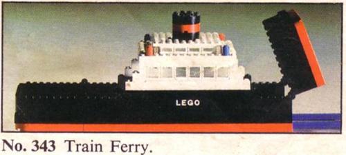 Train Ferry LEGO set (#343-1, 1968)