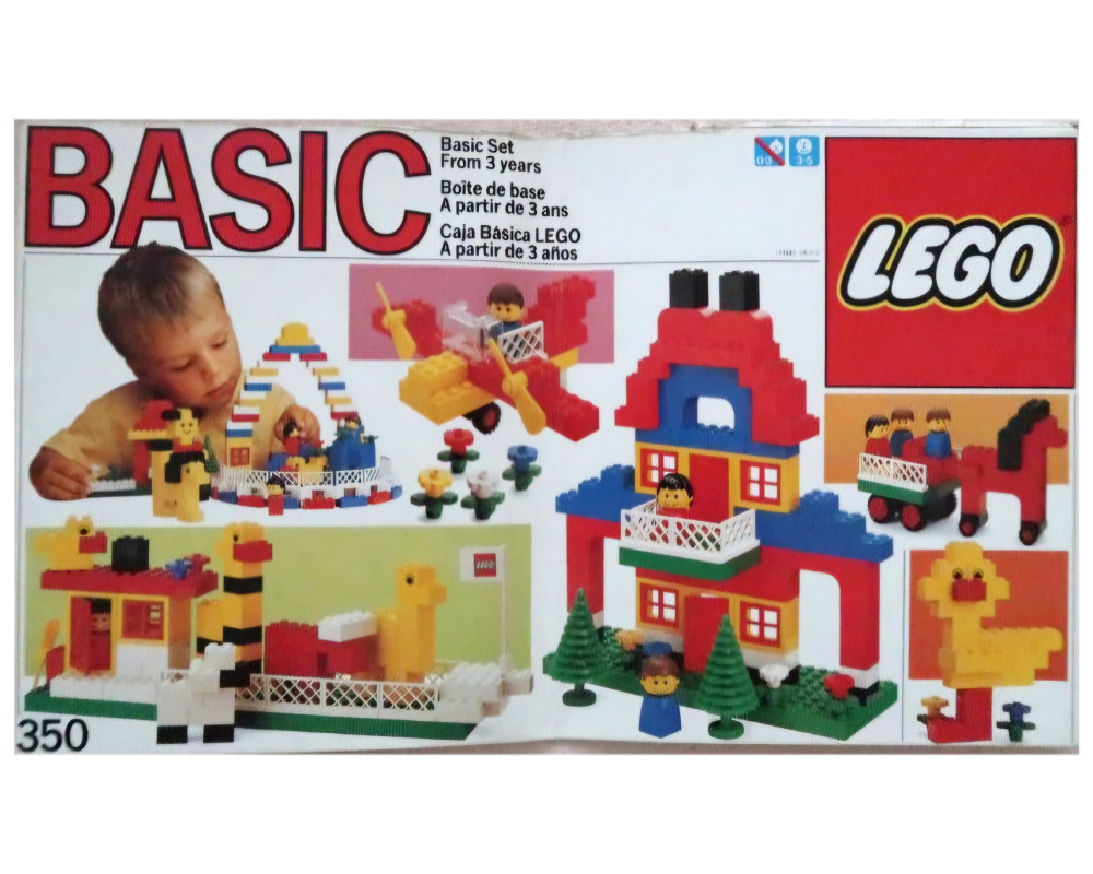Basic Building Set LEGO Basic set (#350-2, 1985)