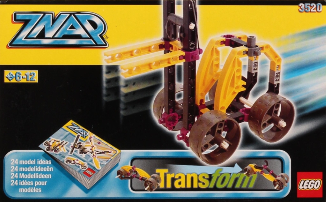 Forklift LEGO Znap set (#3520-1, 1999)