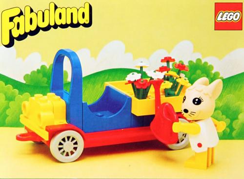 Flower Car LEGO set (#3624-1, 1985)