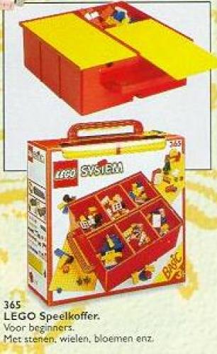 Build-N-Store Chest LEGO Basic set (#365-2, 1990)