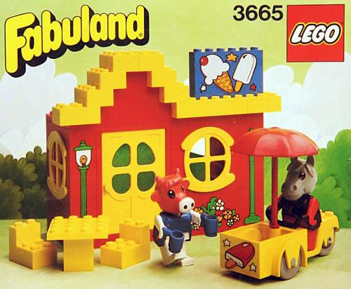 Harry Horse and Clara Cow's Ice Cream Shoppe LEGO set (#3665-1)