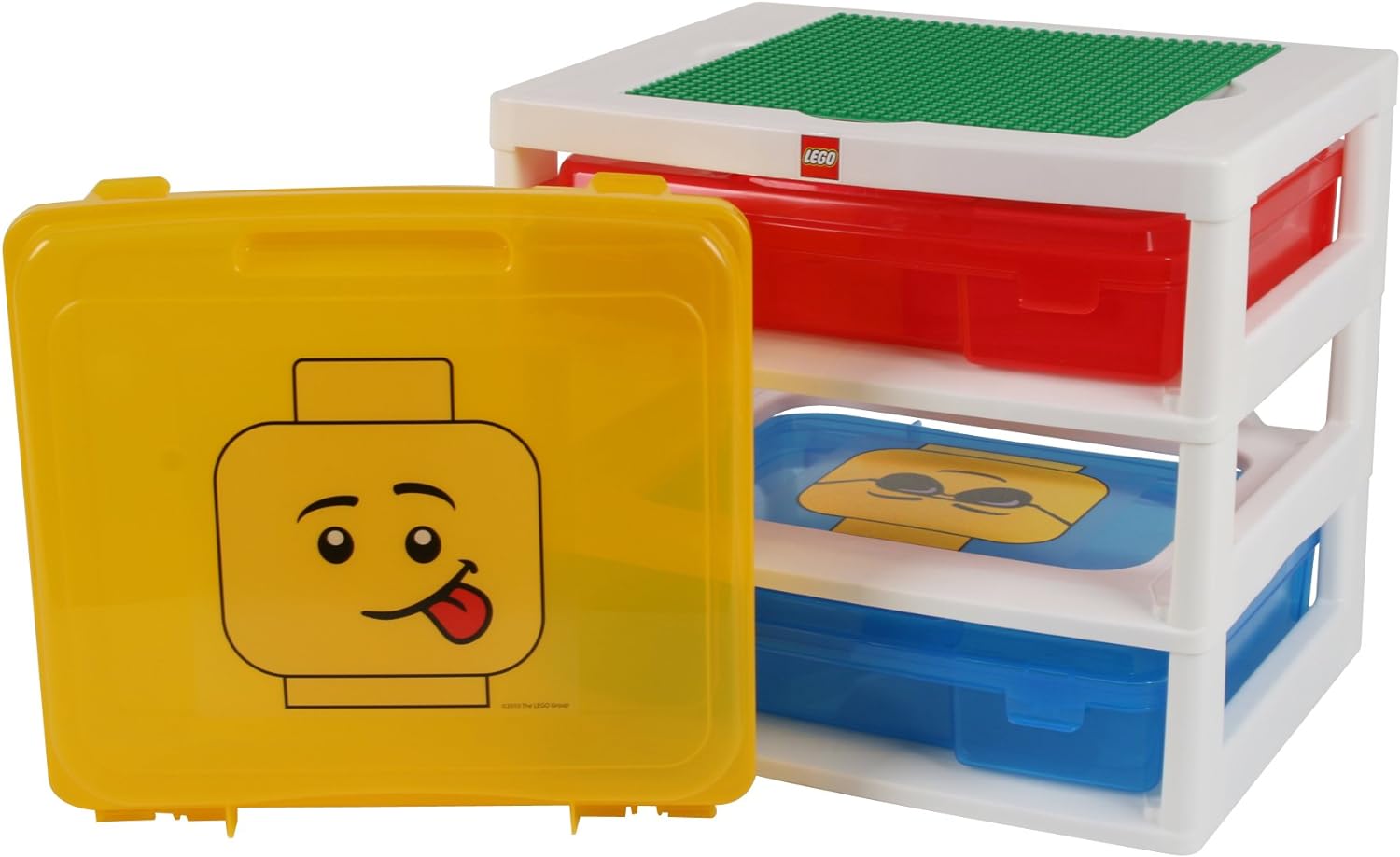 3-Case Workstation Storage Unit LEGO Storage set (#397350-1, 2012)