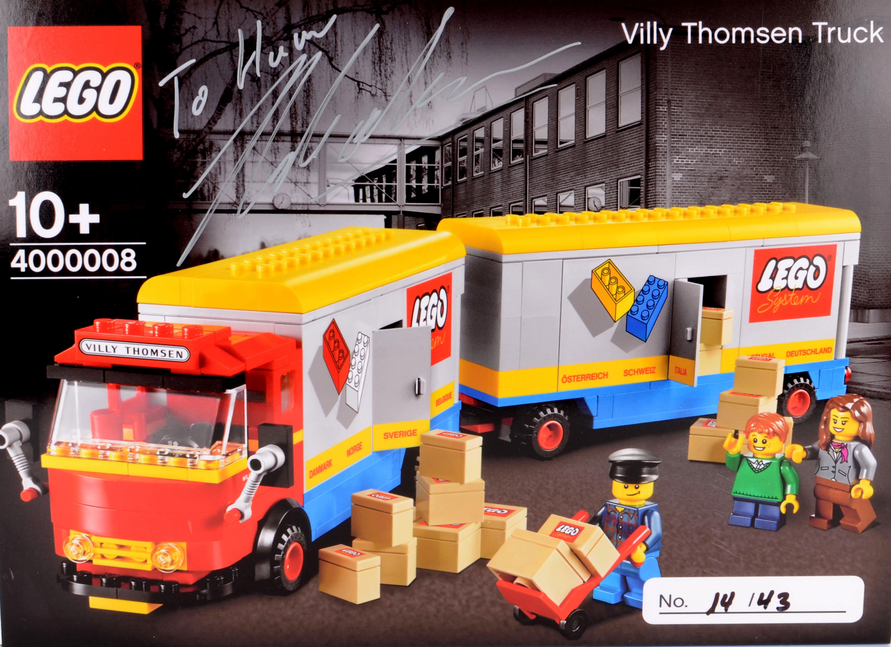 Villy Thomsen Truck LEGO set (#4000008-1, 2013)