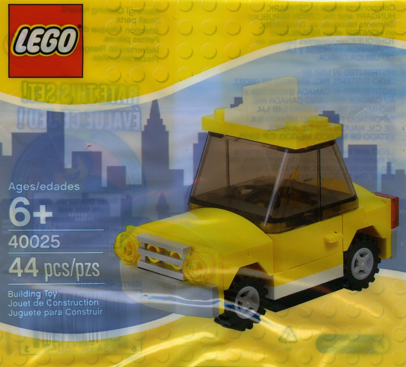 Yellow Cab LEGO Creator set (#40025-1, 2012)
