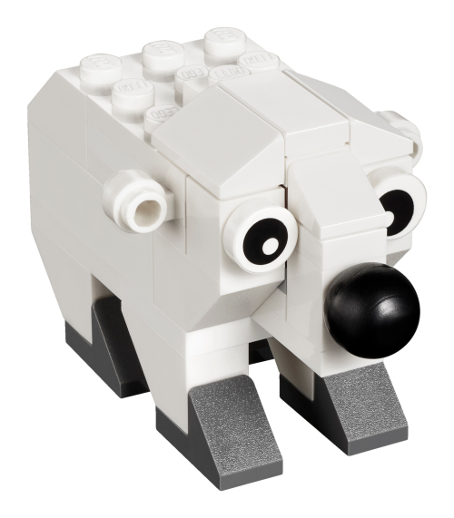 Polar Bear LEGO Monthly Mini Model Build set (#40208-1, 2016)