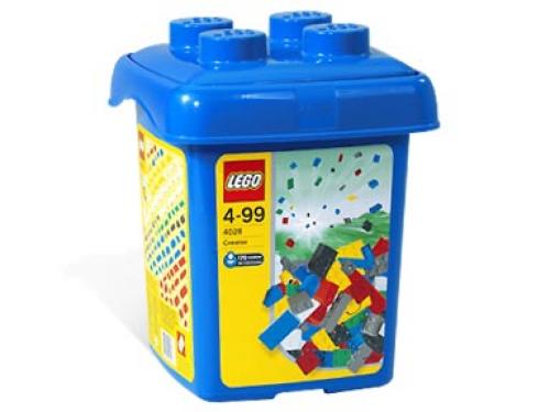 World of Bricks {Blue Bucket} LEGO Creator set (#4028-1, 2003)