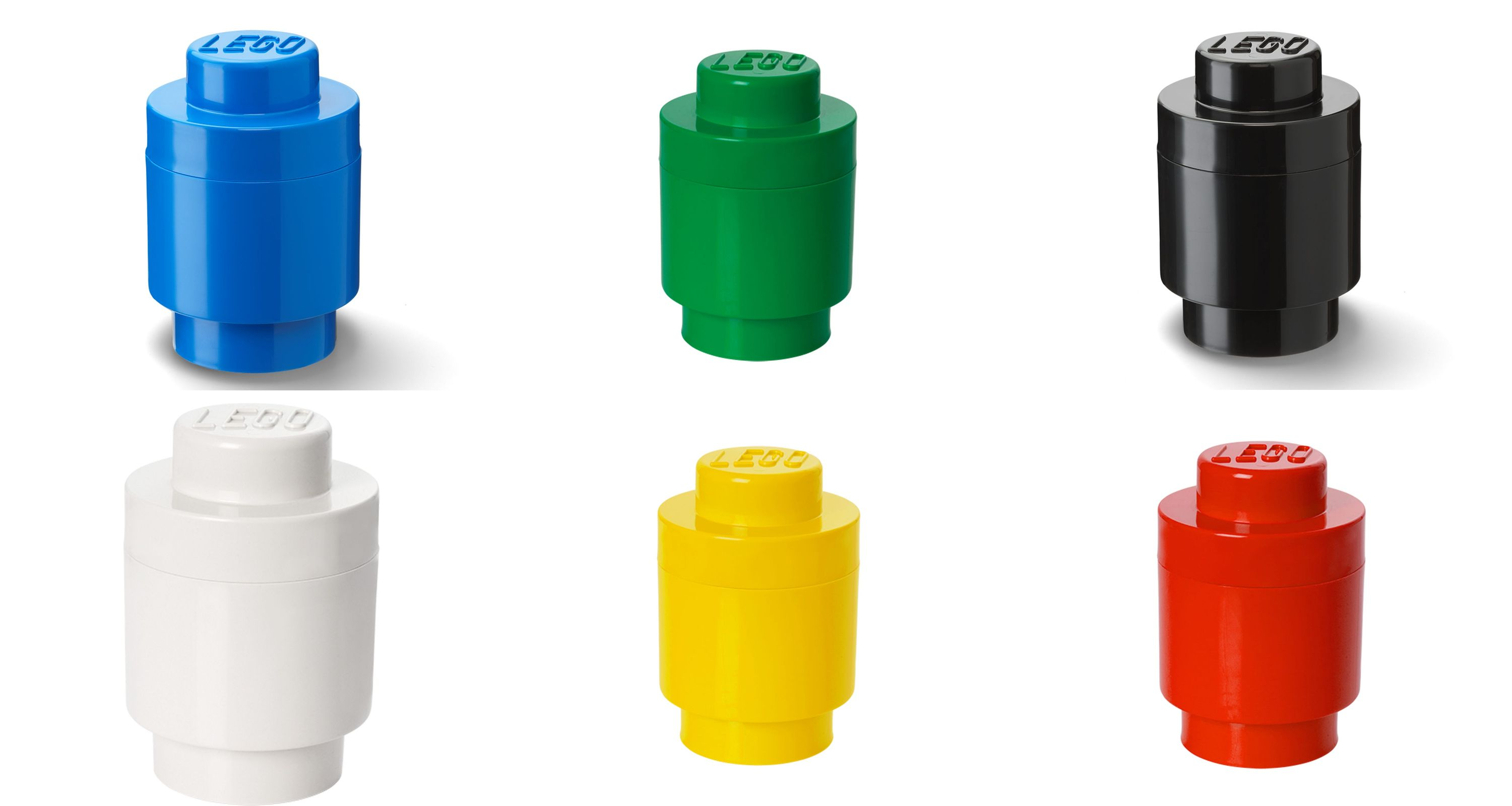 Storage Brick Round 1 x 1 (All Colors) LEGO Storage set (#40301731-1, 2012)