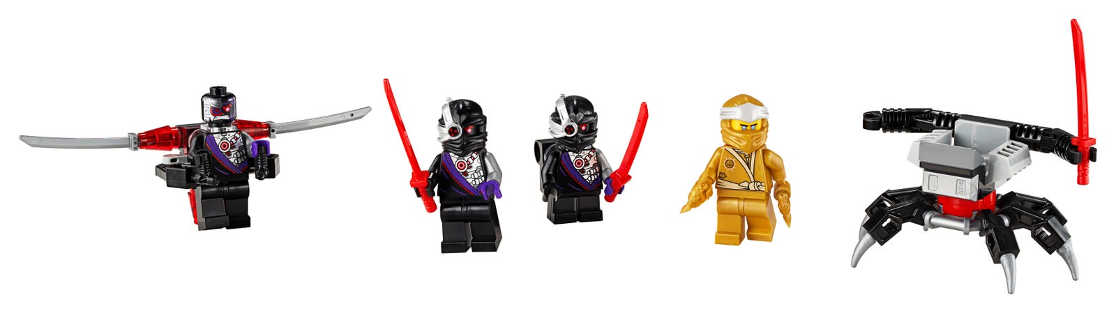 Golden Zane Minifigure Accessory Set