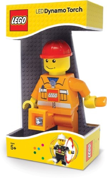 Construction Worker Dynamo Flashlight LEGO Houseware set (#4041268212190-2, 2011)