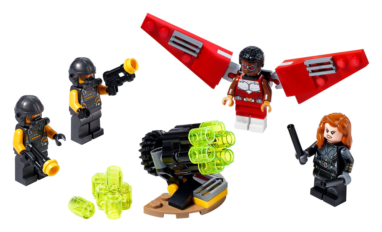 Falcon & Black Widow Team Up