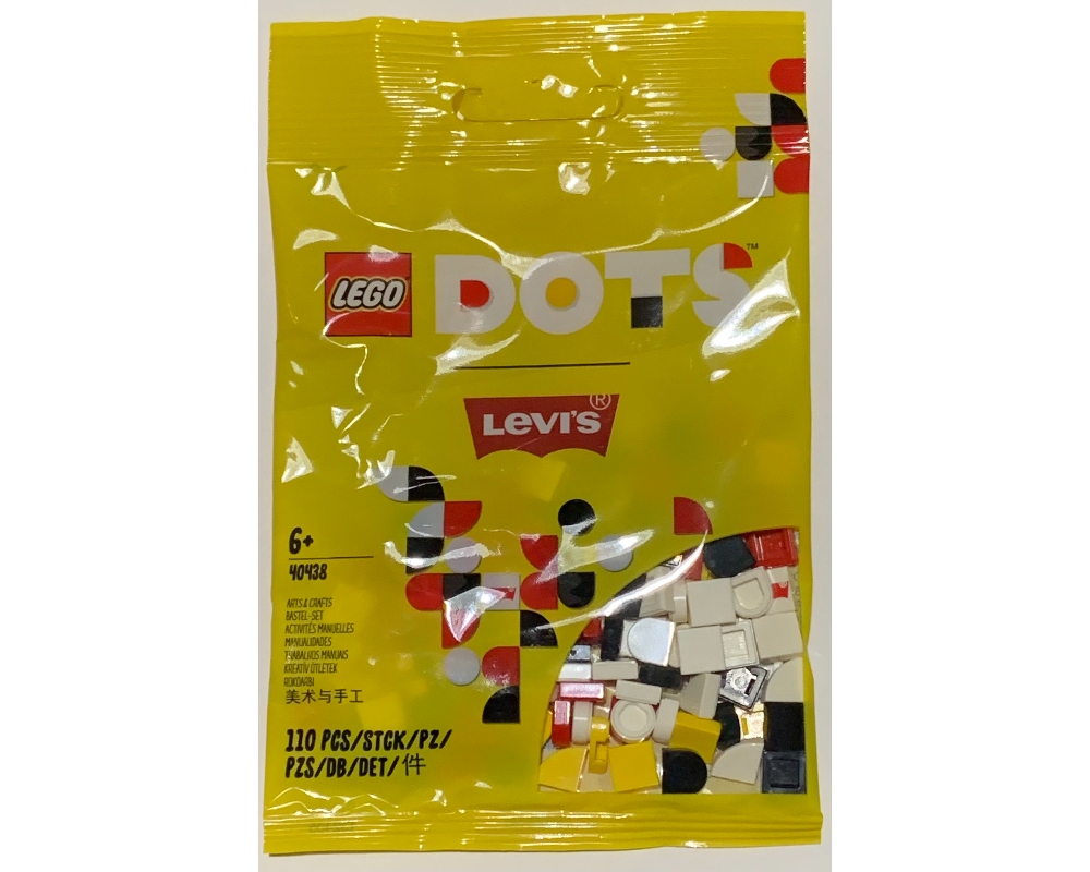 Extra DOTS - Levi's Confetti Bag LEGO DOTS set (#40438-1, 2020)