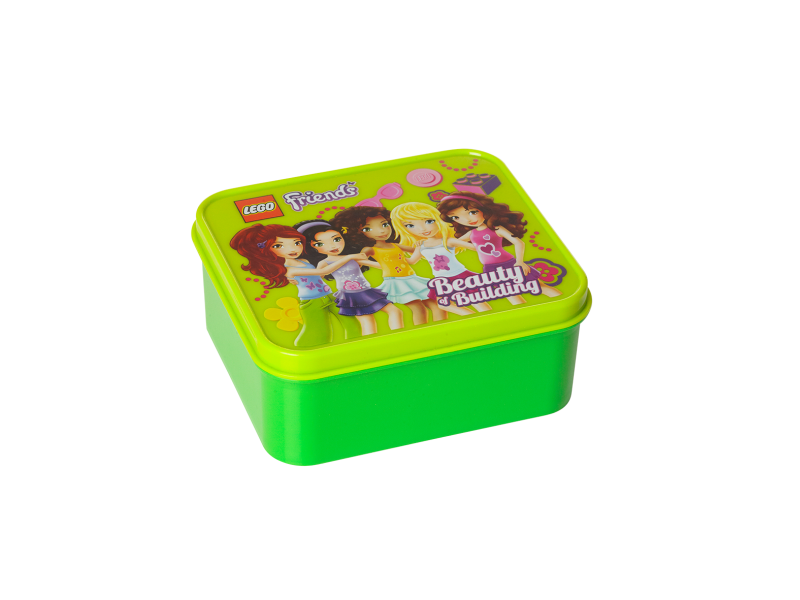 Friends Beauty of Building Lunch Box - Green LEGO Houseware set (#40501716-1, 2012)