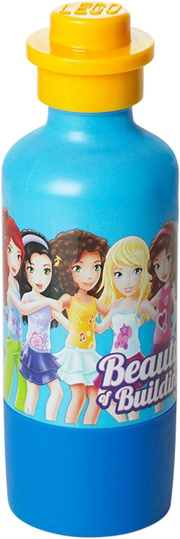 Friends Beauty of Building Drinking Bottle with Cup - Blue LEGO Houseware set (#40551717-1, 2012)