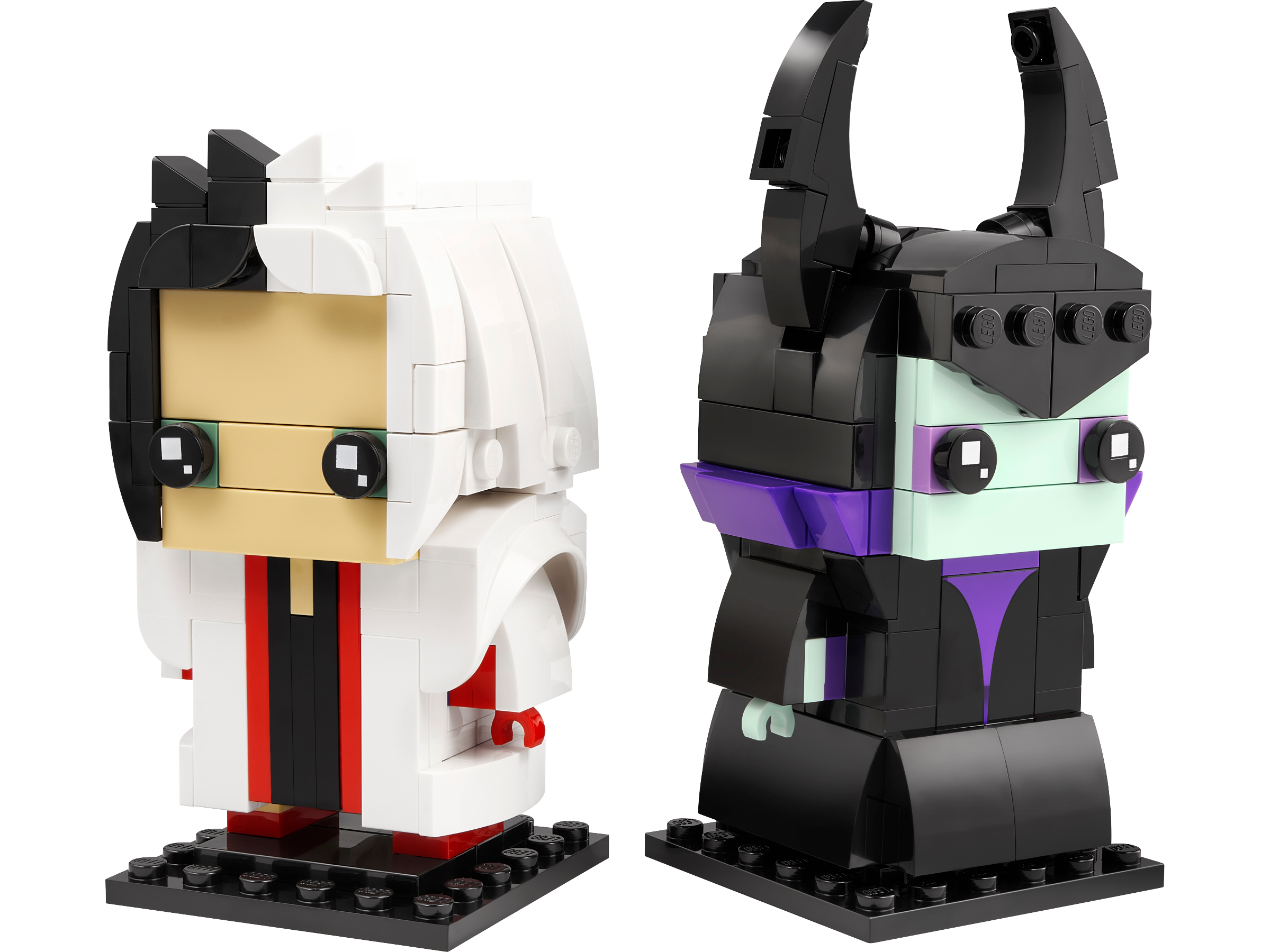 Cruella & Maleficent LEGO Brickheadz set (#40620-1, 2023)