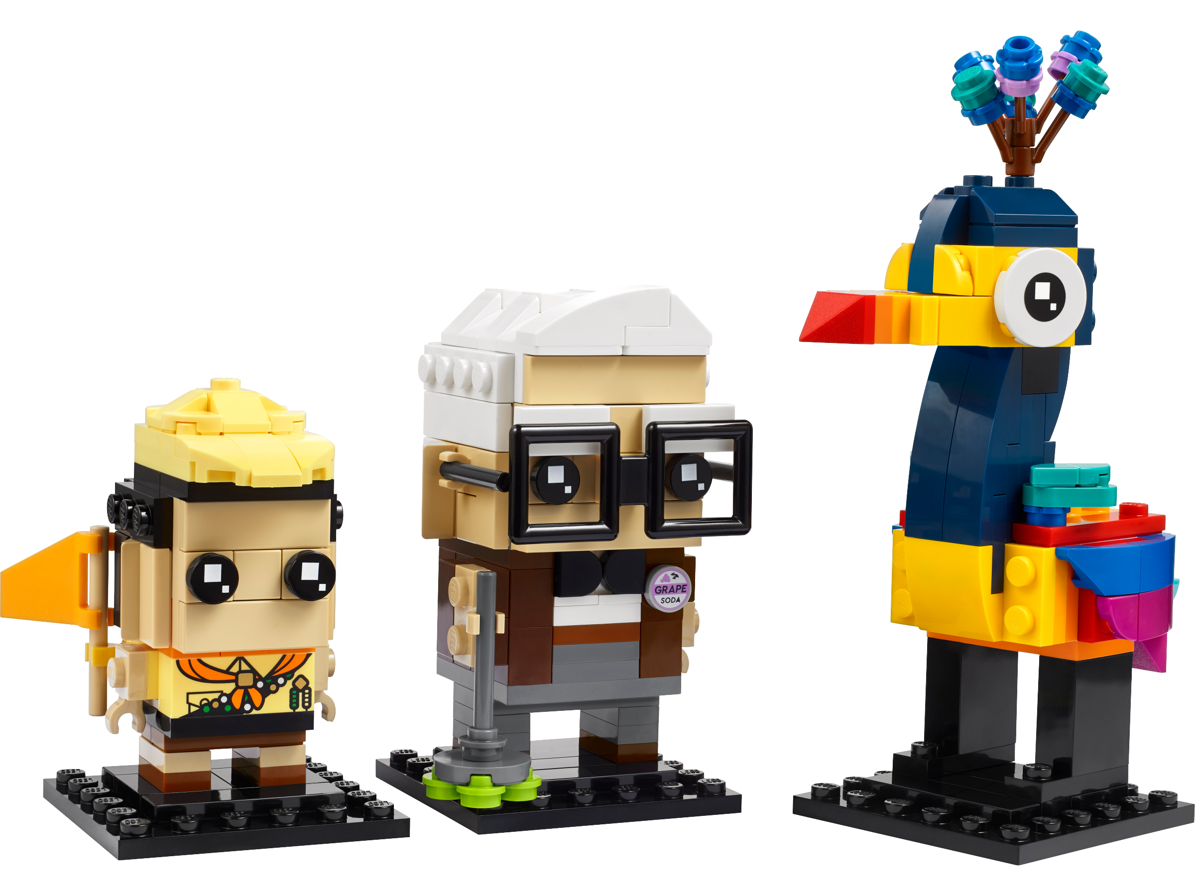 Carl, Russell & Kevin LEGO Brickheadz set (#40752-1, 2024)