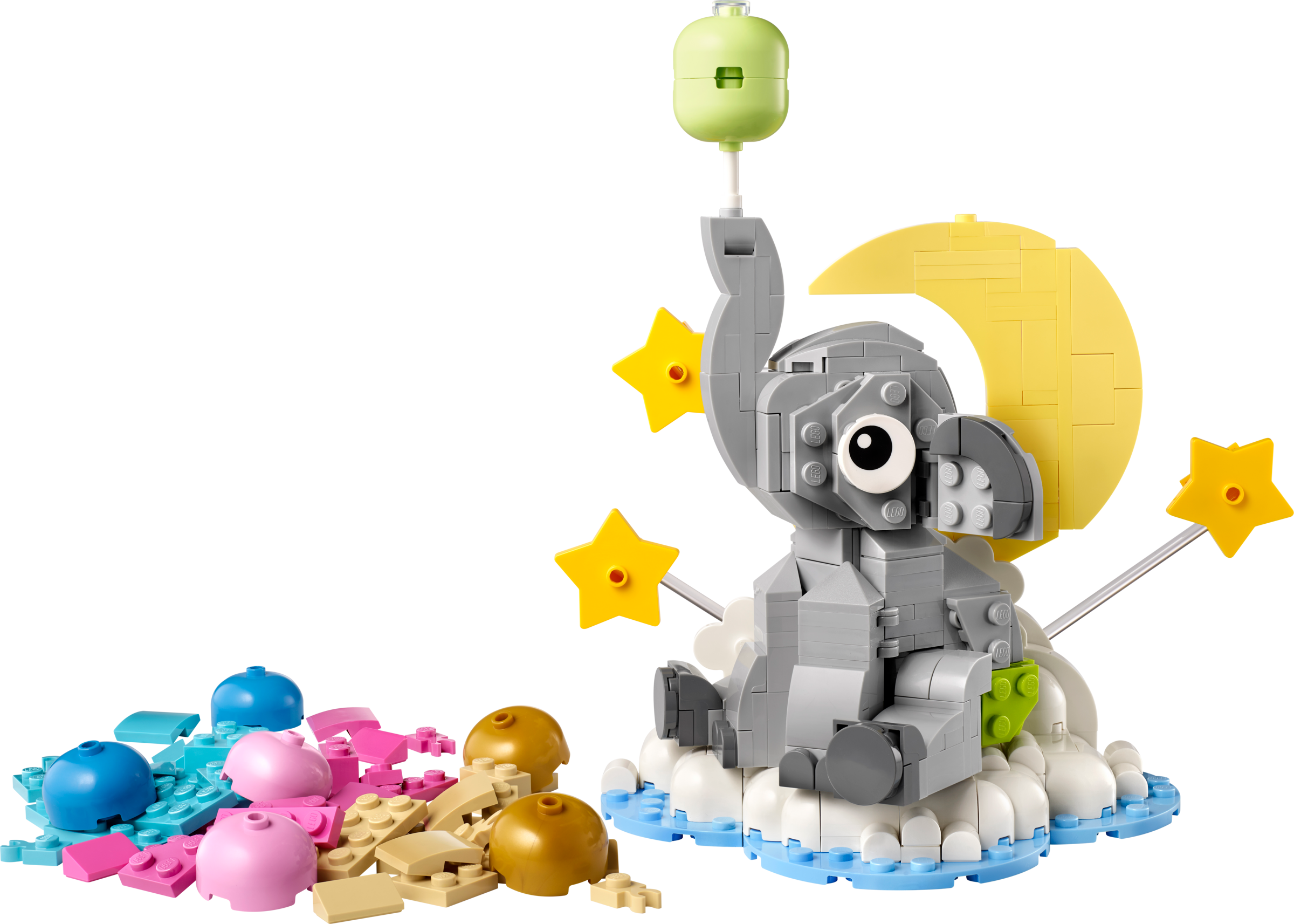Baby Elephant in the Sky LEGO set (#40814-1)