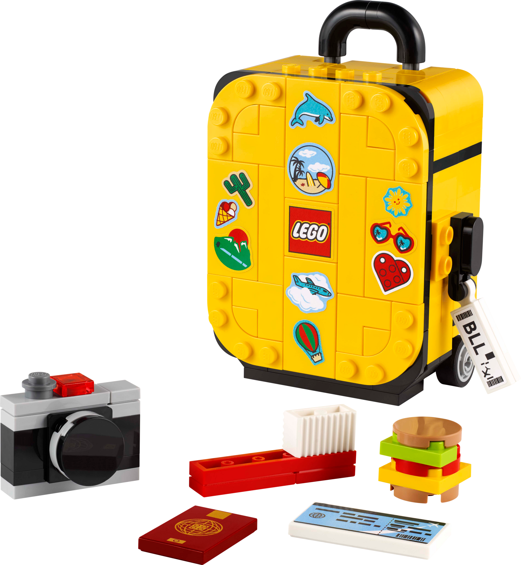 Yellow Travel Suitcase LEGO set (#40817-1)