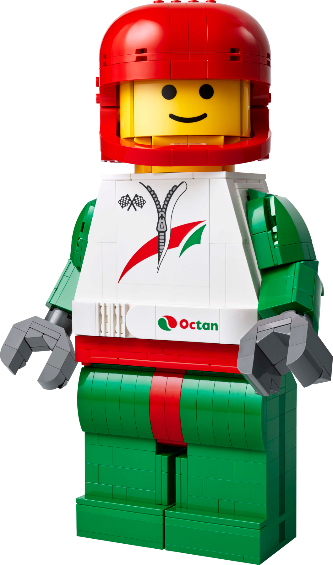 Up-Scaled Racing Driver Minifigure LEGO set (#40819-1)