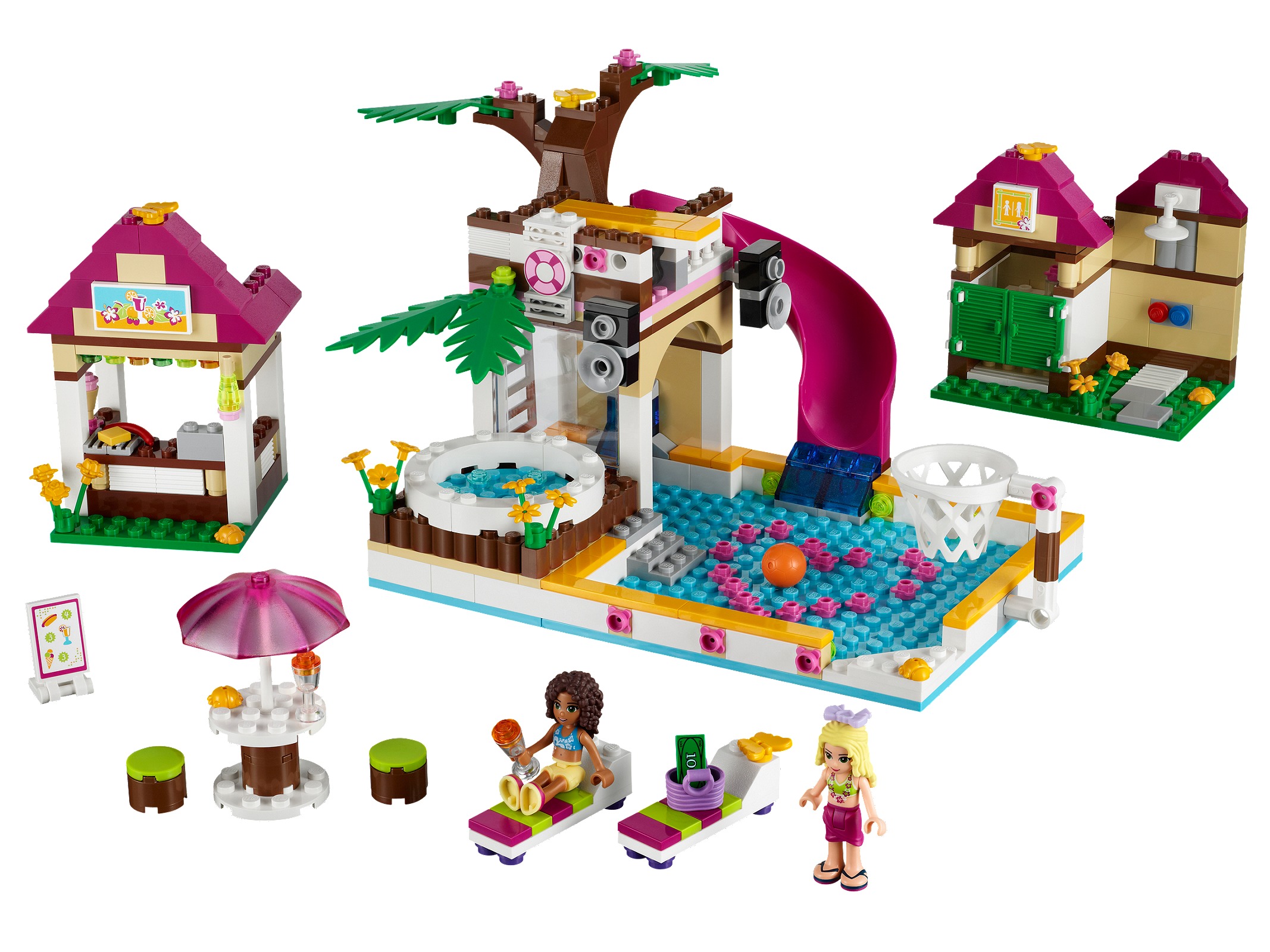 Heartlake City Pool LEGO set (#41008-1, 2013)
