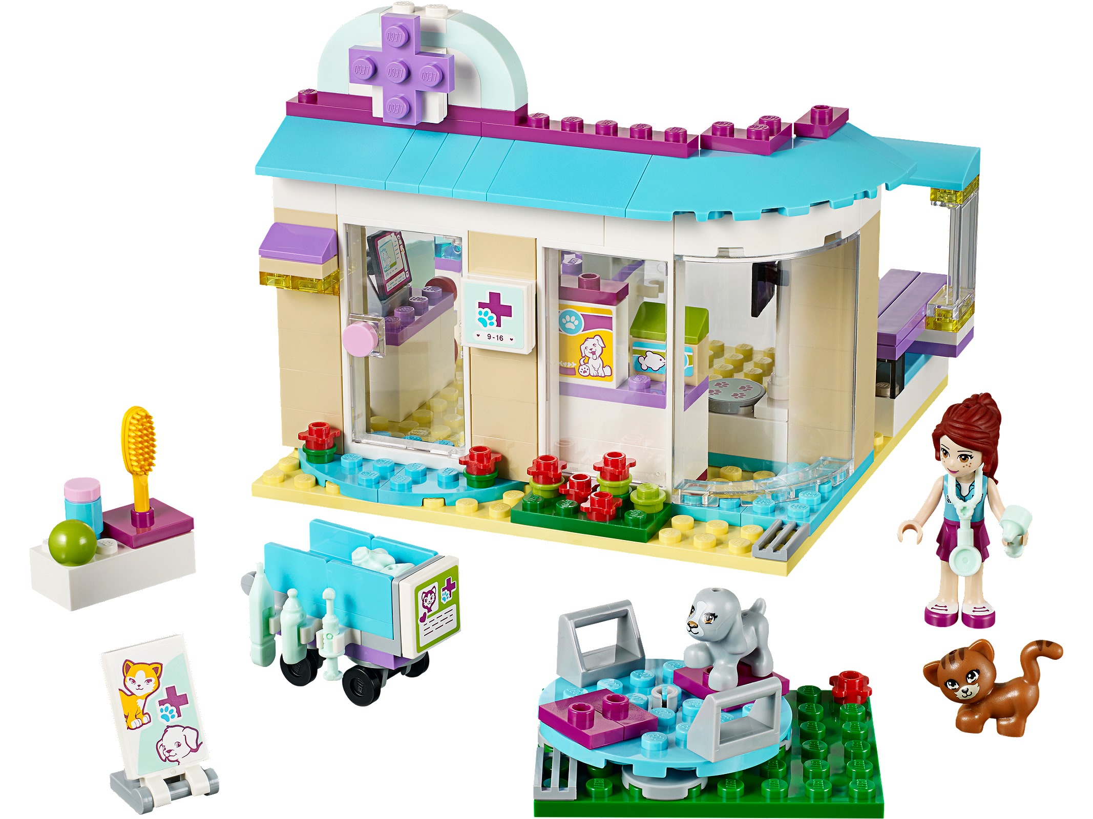 Vet Clinic LEGO Friends set (#41085-1, 2015)