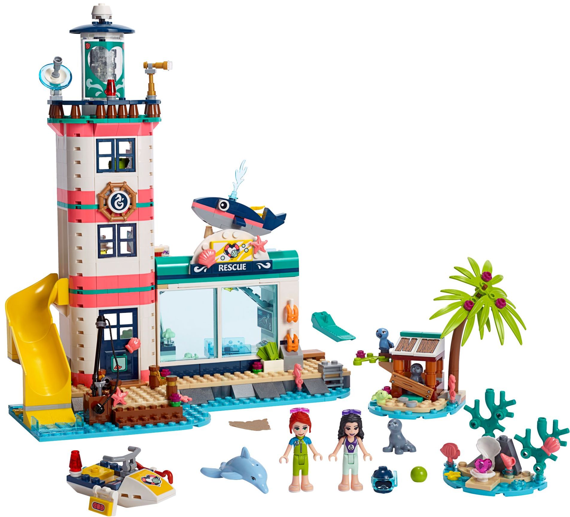 Lighthouse Rescue Center LEGO Friends set (#41380-1, 2019)