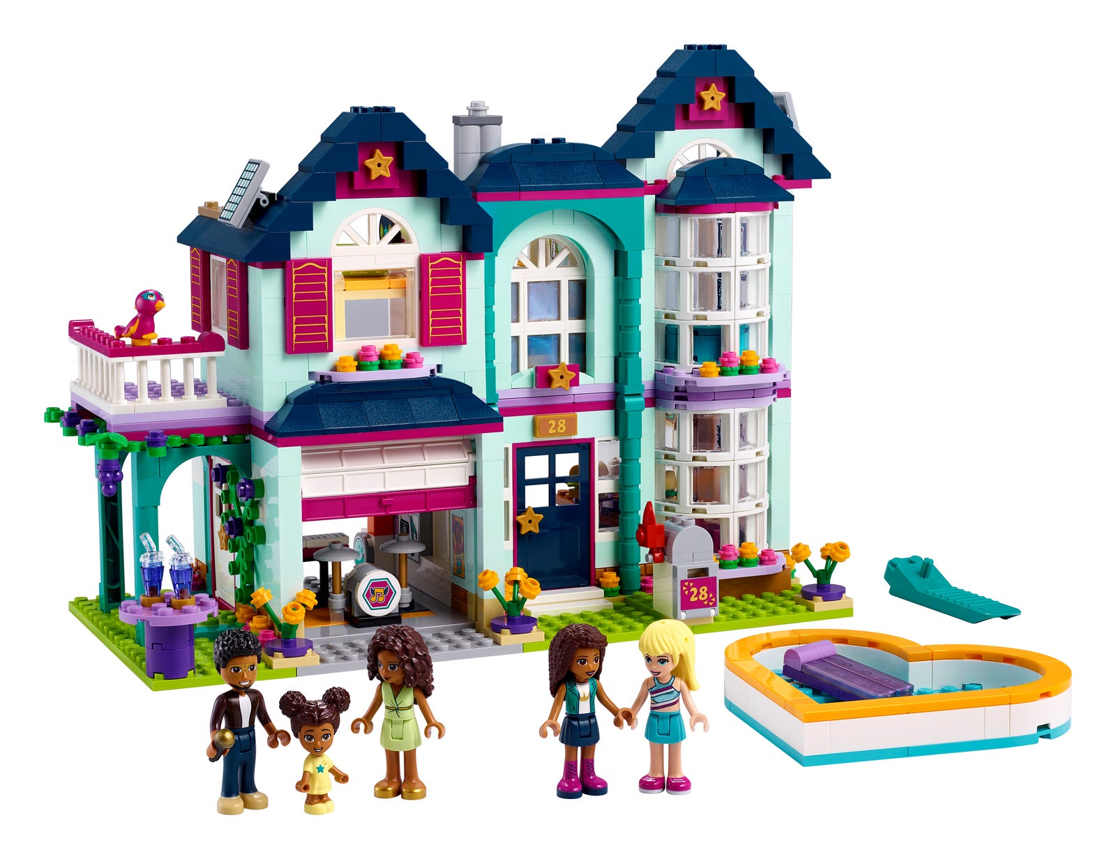 Andrea's Family House LEGO Friends set (#41449-1, 2021)
