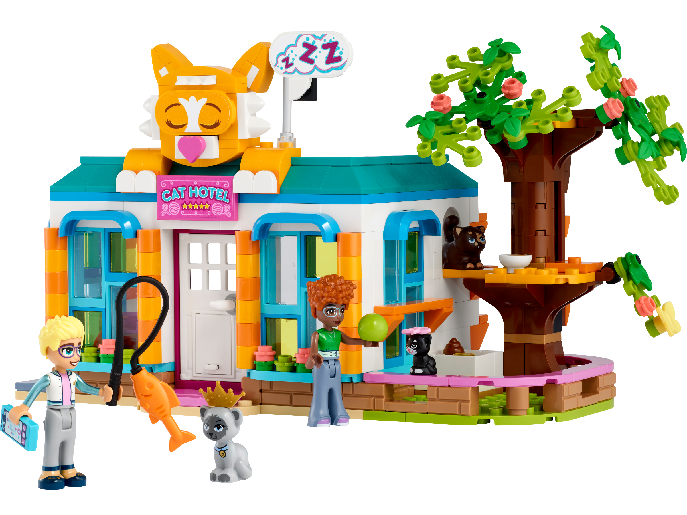 Cat Hotel LEGO Friends set (#41742-1, 2023)